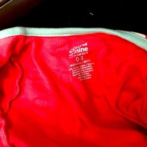 0-3 months girls button down Onsie.